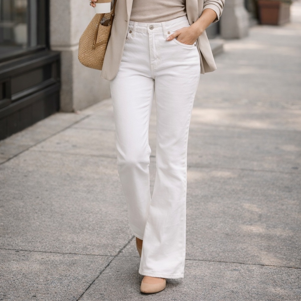 Women's White Jeans